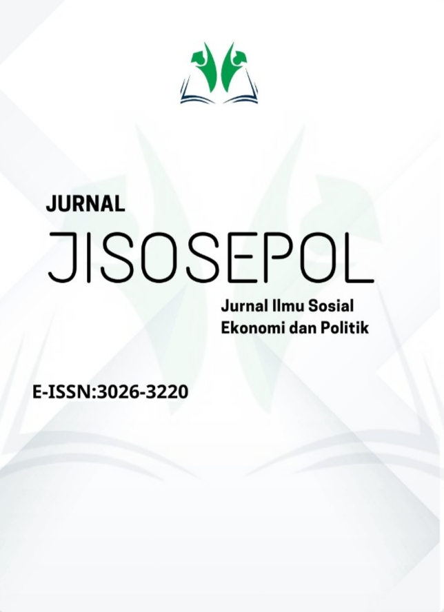 					View Vol. 4 No. 2 (2026): JISOSEPOL : Jurnal Ilmu Sosial Ekonomi dan Politik, Edisi Juli-Desember 2026
				
